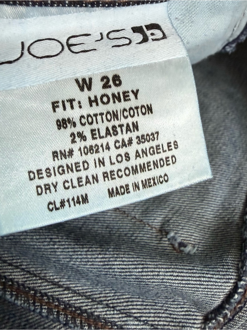 Joe's Jeans Dark Blue Boot Cut Women's Honey Fit 26 - Picture 8 of 10